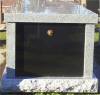 Watkins Monuments — above-ground granite mausoleum