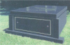 Watkins Monuments — above-ground granite mausoleum