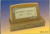 Watkins Monuments — slanted granite headstone