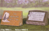 Watkins Monuments — slanted granite headstone