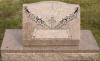 Watkins Monuments — slanted granite headstone