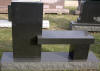 Watkins Monuments — granite memorial bench